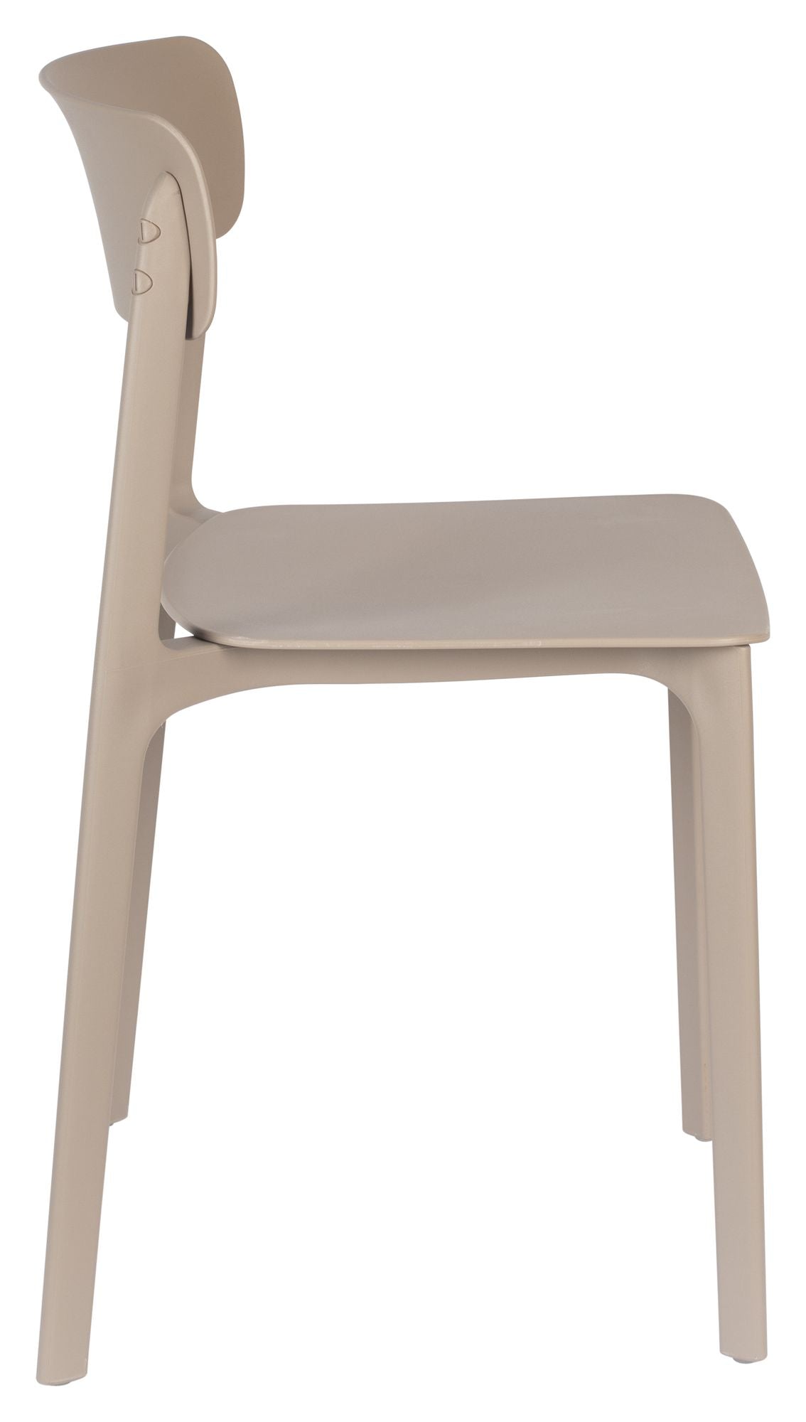 homii Clive Dining Chair, Light Brown