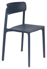 homii Clive Dining Chair, Dark Blue