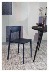 homii Clive Dining Chair, Dark Blue