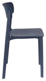 homii Clive Dining Chair, Dark Blue