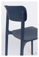 homii Clive Dining Chair, Dark Blue