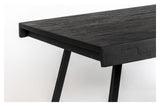 homii Suri Dining Table Black, 160x78