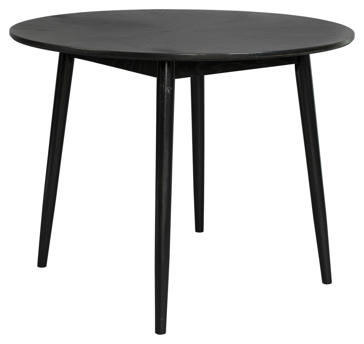 homii Fabio Dining Table Black, Ø100