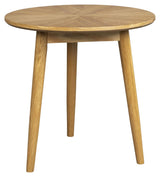 homii Fabio Side Table, Oak veneer