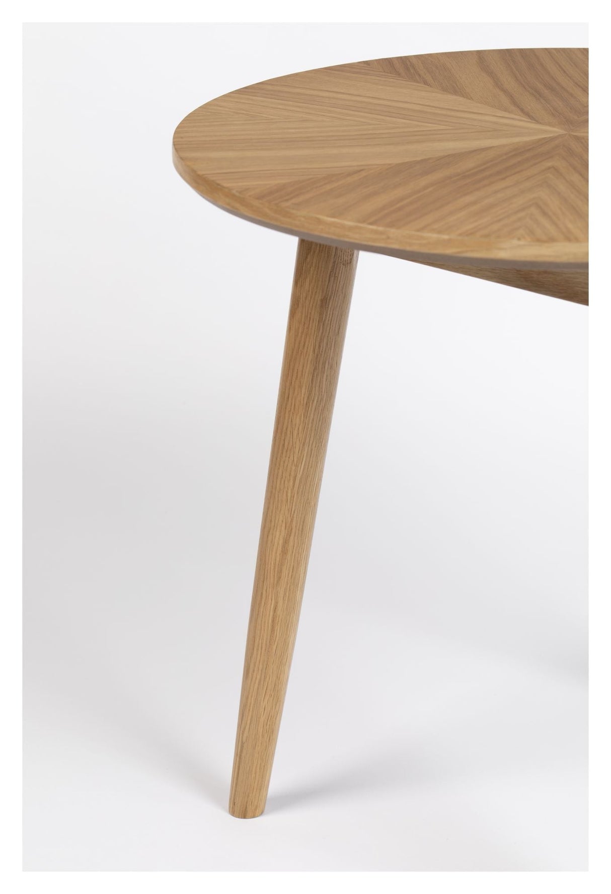 homii Fabio Side Table, Oak veneer