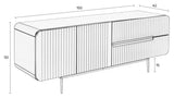 homii Lewis Sideboard, Taupe