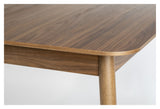 Zuiver Glimps Dining Table - Walnut, 120/162X80