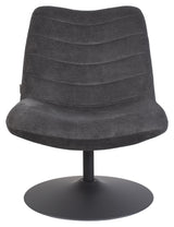 Zuiver Bubba Lounge Chair - Dark Gray