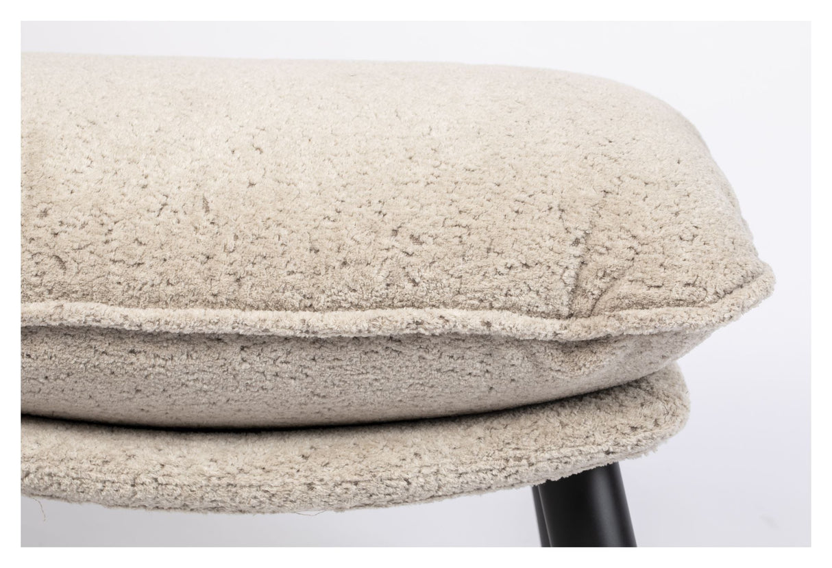 Zuiver Lazy Sack Footstool - Beige Teddy