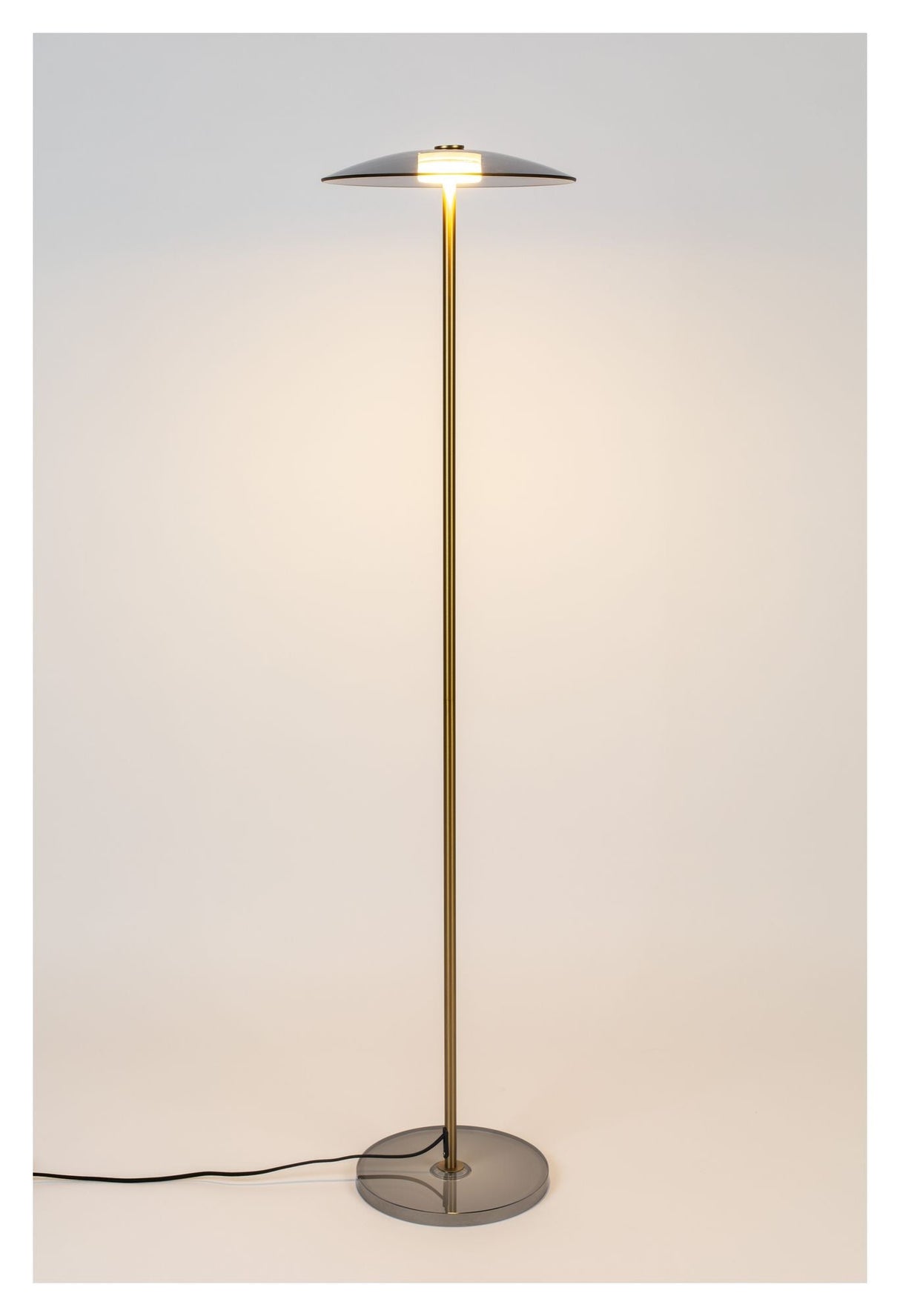 Zuiver Float Floor Lamp - Smoke Glass