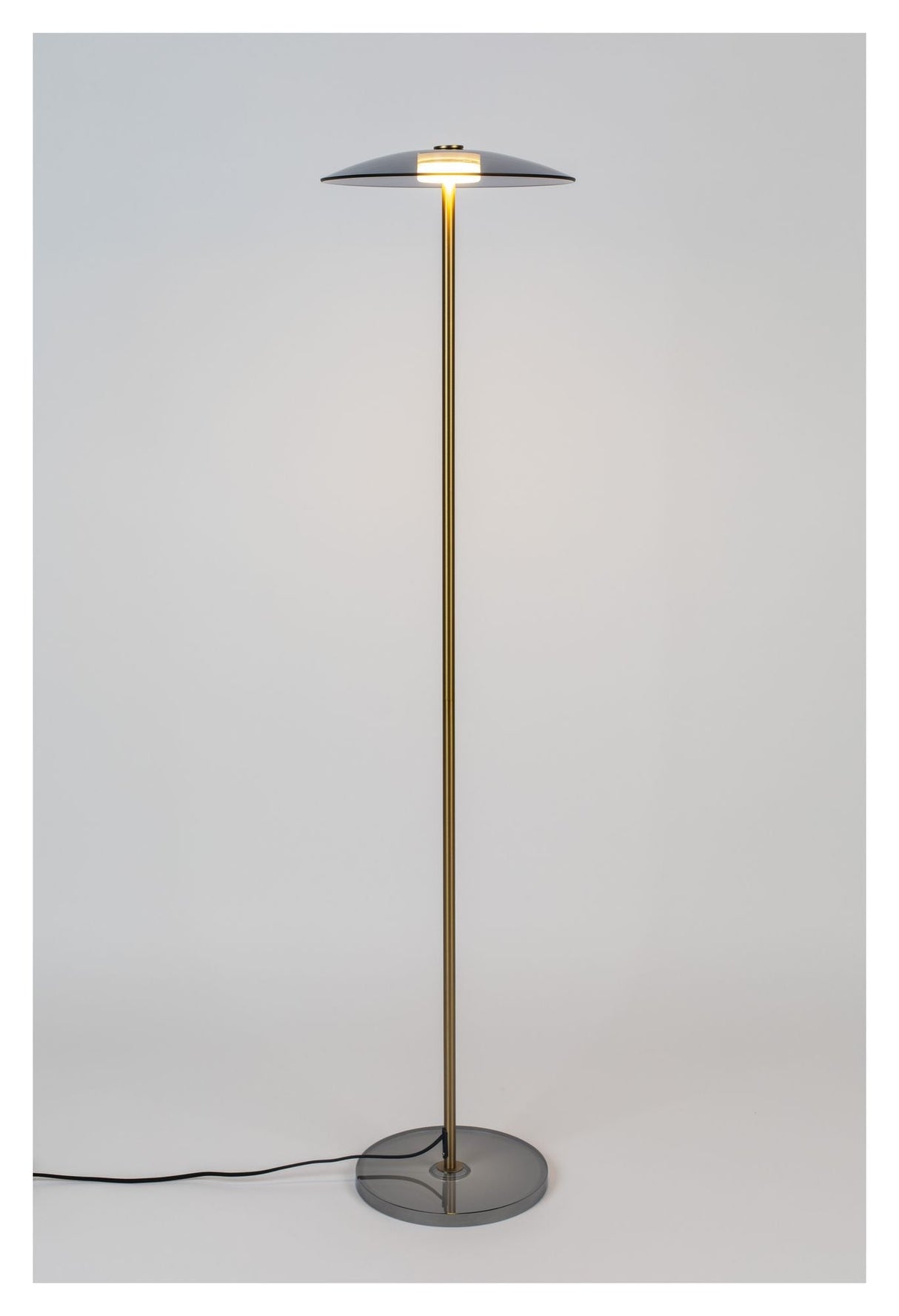 Zuiver Float Floor Lamp - Smoke Glass