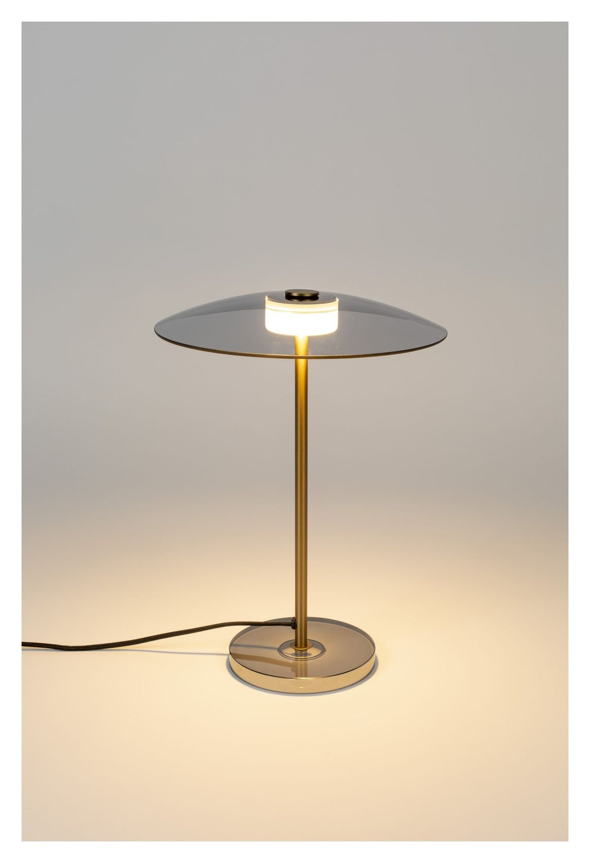 Zuiver Float Table Lamp - Smoke Glass