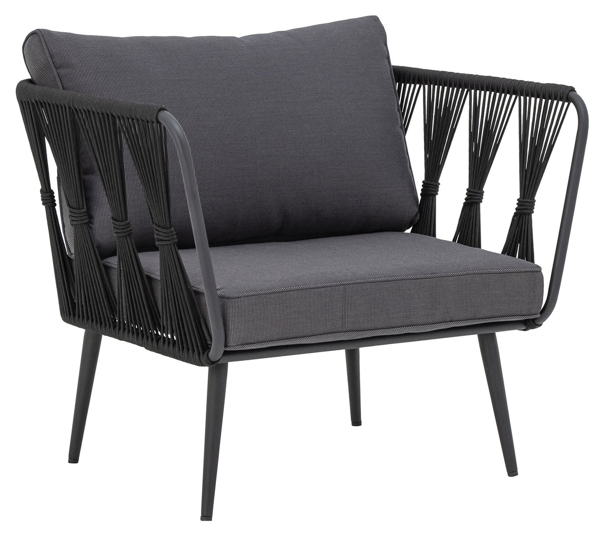 Bloomingville Pavone Lounge Chair, Black