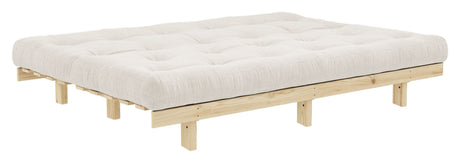 Lean Sofa bed, Pine/Ivory velvet