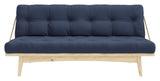 Folk Sofa bed, Pine/Navy