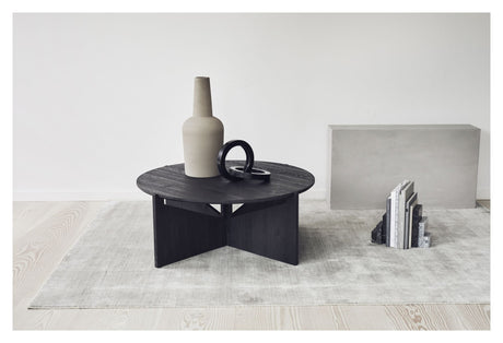 Coffee table, Black, Ø78