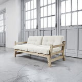 Step Sofa bed, 200, Pine/Off-white