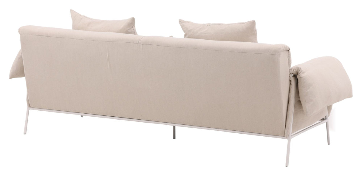 Öckerö 3-seater sofa - White/beige linen