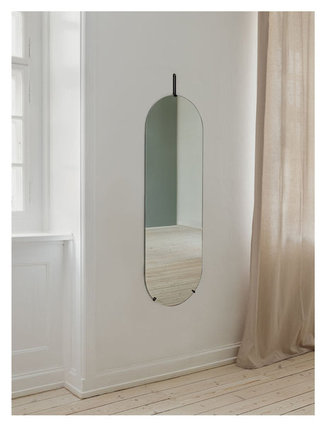 Wall mirror, 133 cm, Black