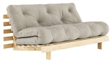 Roots 160 Sofa bed, Pine/Linen,