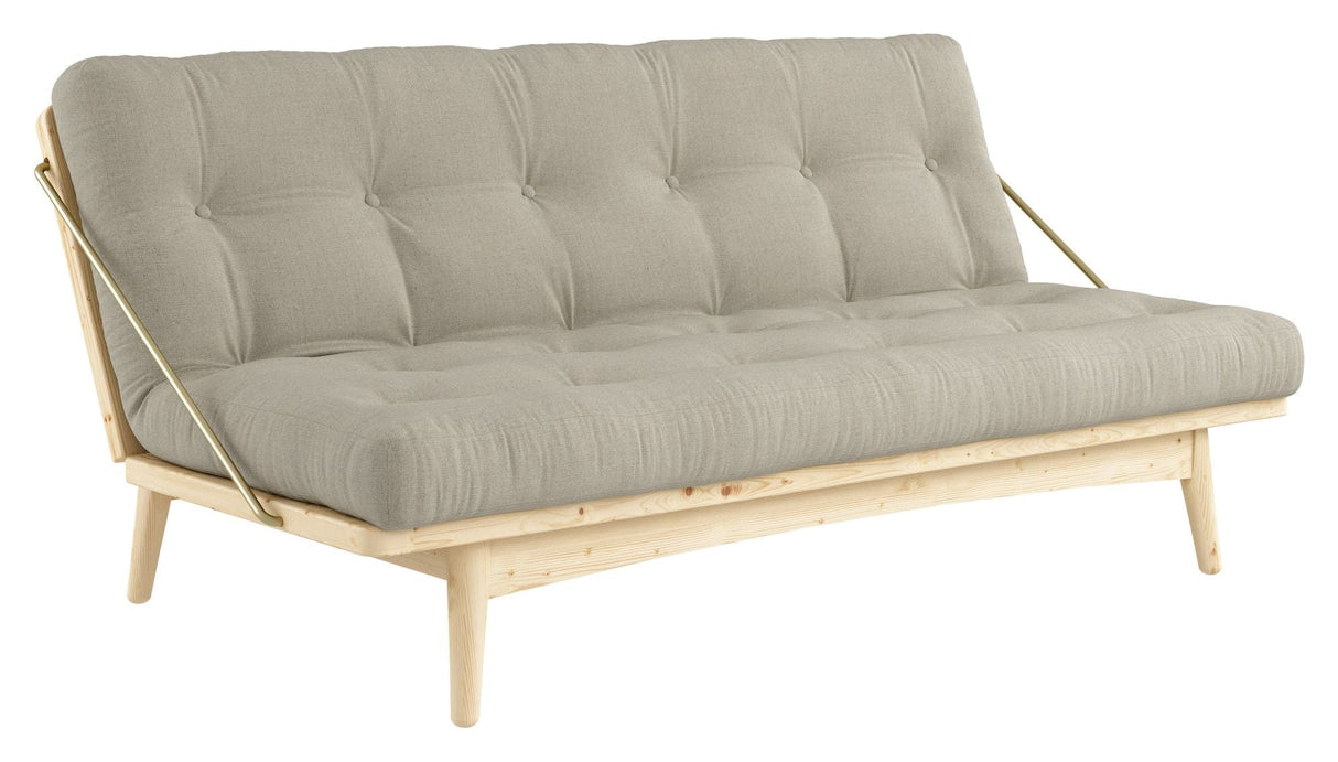 Folk Sofa bed, Pine/Linen