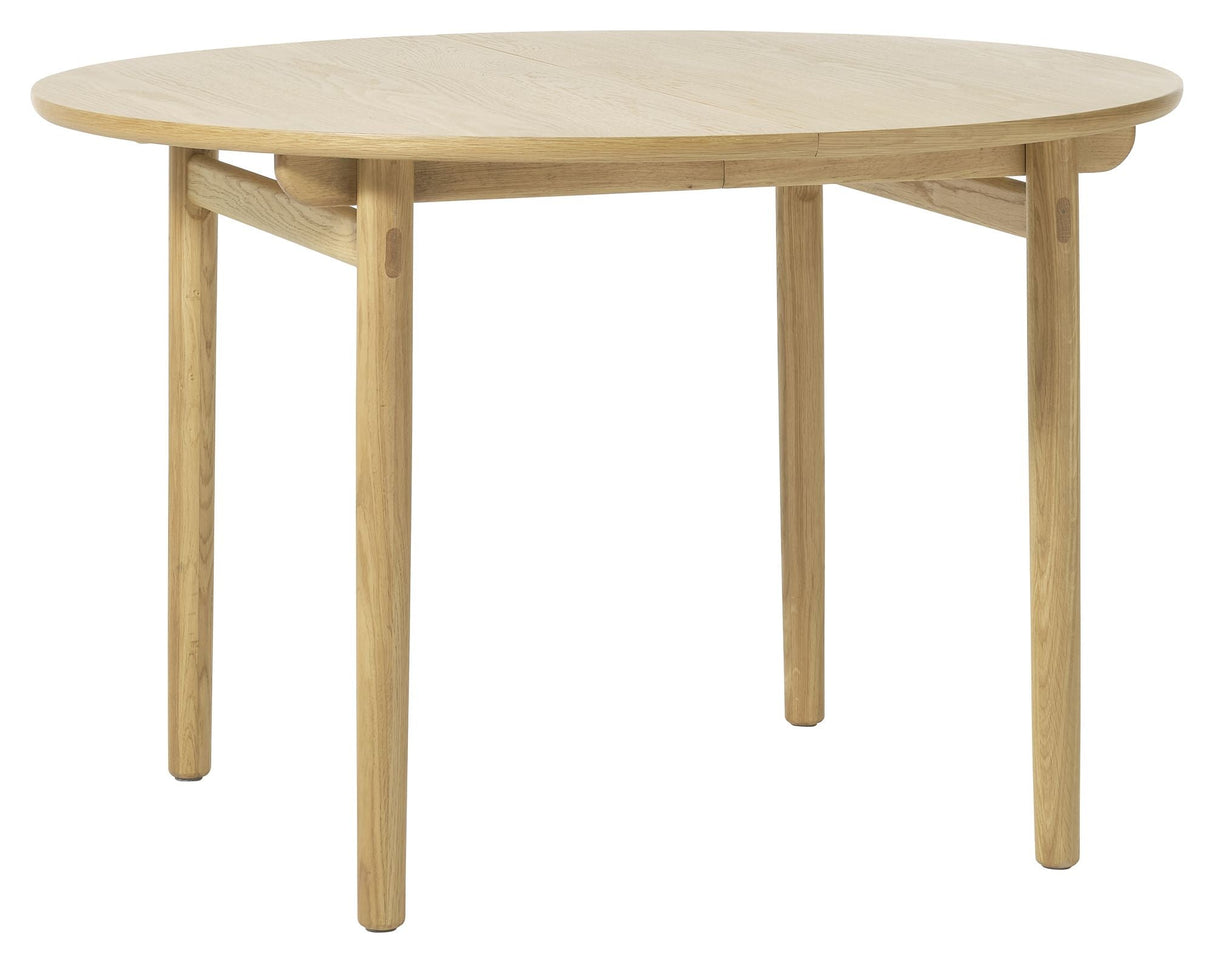 Stockholm Dining table, Oak veneer, Ø120