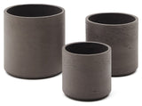 Sintina, plant boxes set of 3 - gray