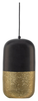 Tirsa Ceiling lamp, Ø20, Matte black/Mesing