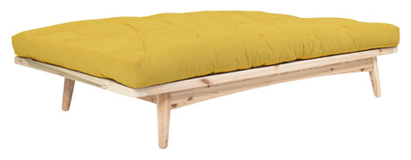 Folk Sofa bed, Pine/Honey velvet