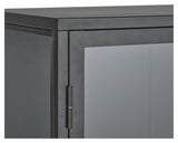 Carmel, display cabinet 160cm - black