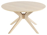 Duncan Coffee Table Ø80, White pigmented