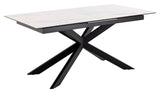 Irwine, dining table 168/210cm - white