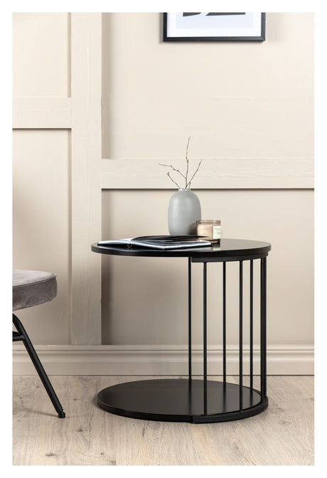 Hobart Coffee Table Ø50 - Black