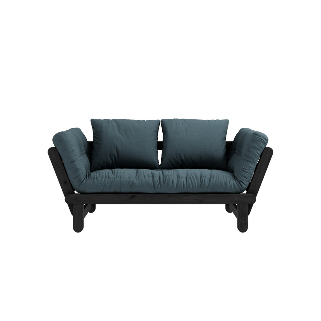 Beat, sofa bed, petrol blue/black