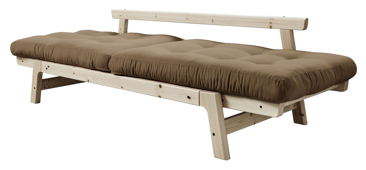 Step Sofa bed, Mocca/Nature