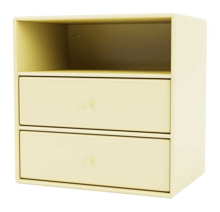 Mini Shelf module w. 2 drawers, Camomile