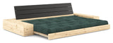 Base Sofa bed with Sideboxes, Seaweed/black