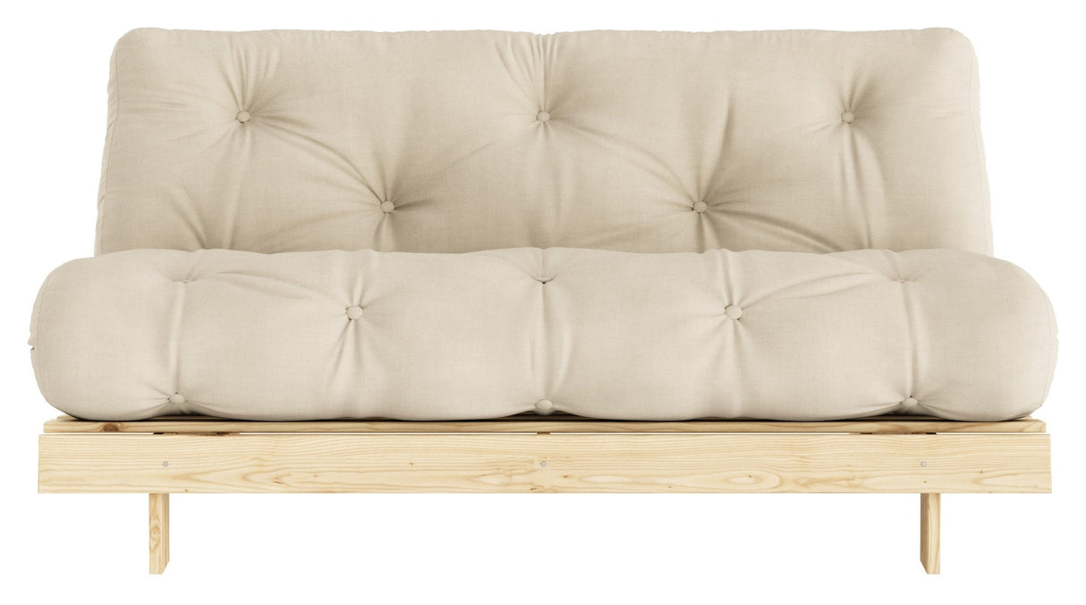 Roots 160 Sofa Bed, Pine/Beige,