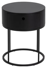 Polo, bedside tableØ40 - black