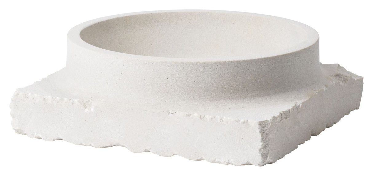 Lacuna Shape Bowl, Sandstone