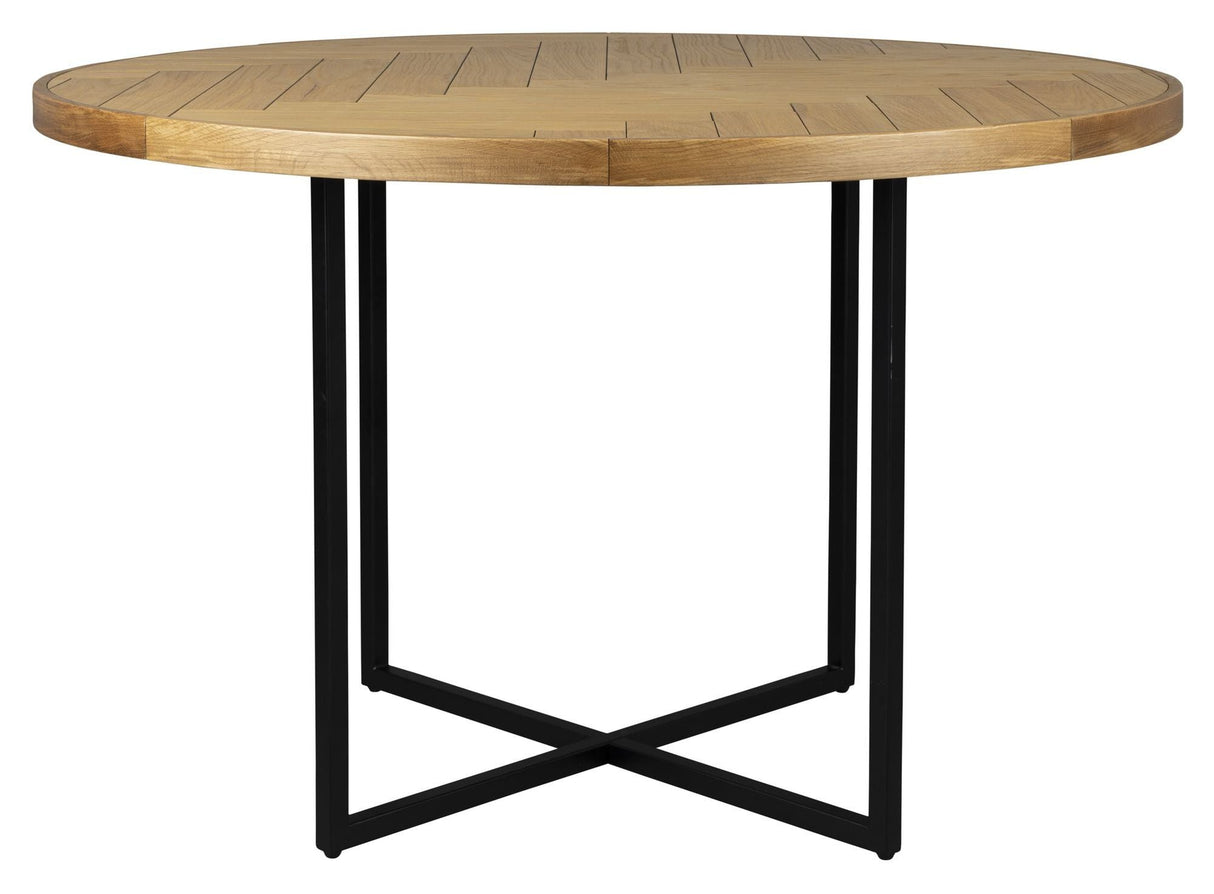 CLASS Dining table Ø120, Oak veneer