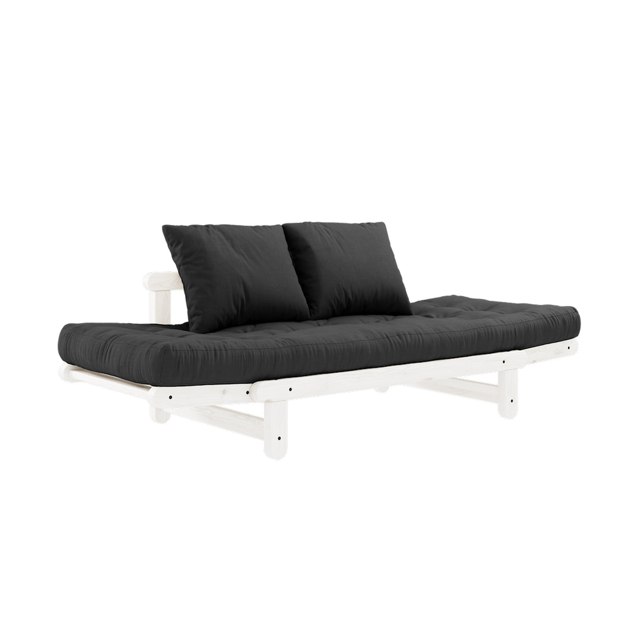 Beat, sofa bed, dark gray/white