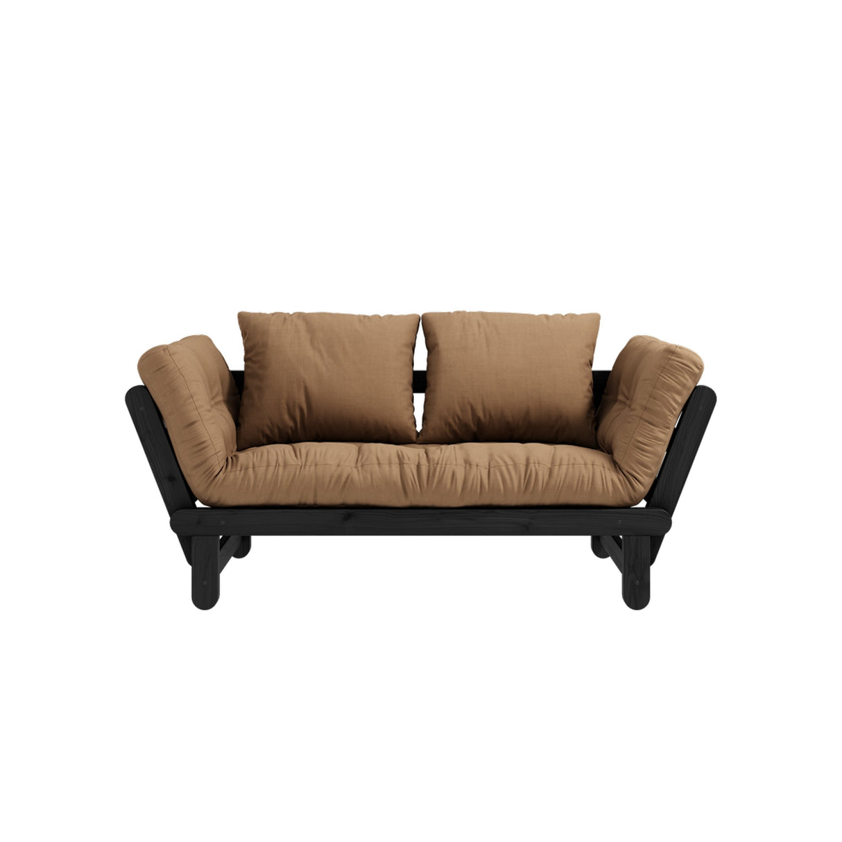 Beat, sofa bed, mocca/black