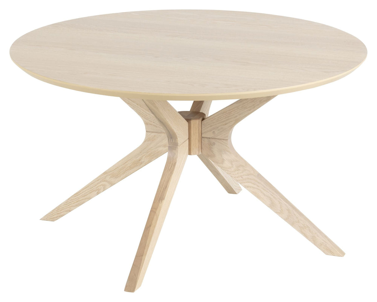 Duncan Coffee Table Ø80, White pigmented