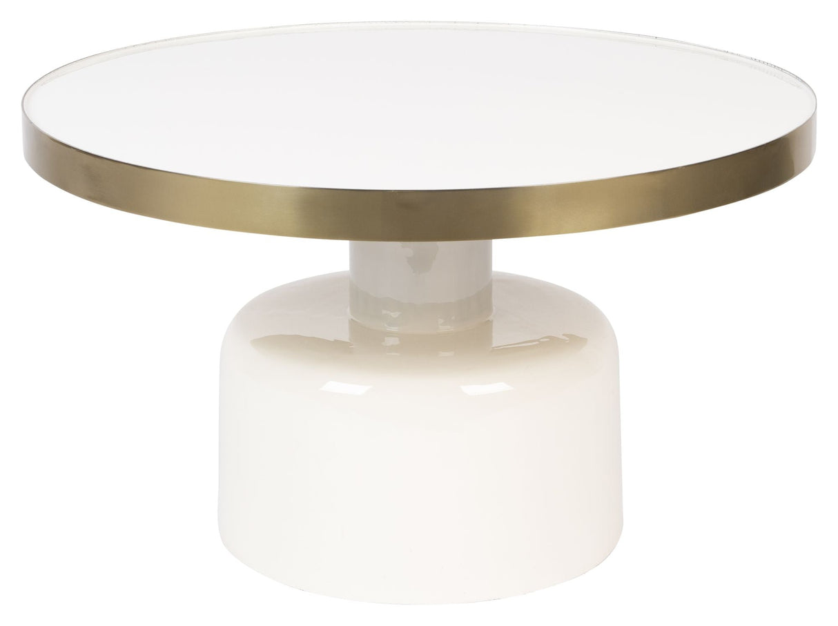 Zuiver Glam Coffee Table, Ø60, White