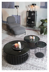 homii Lance Coffee Table Black, Ø60