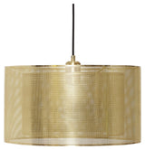 Hübsch Edge Lamp shade Ø40, Golden mesh