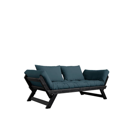 Bebop Sofa bed, Petroleum Blue/Black