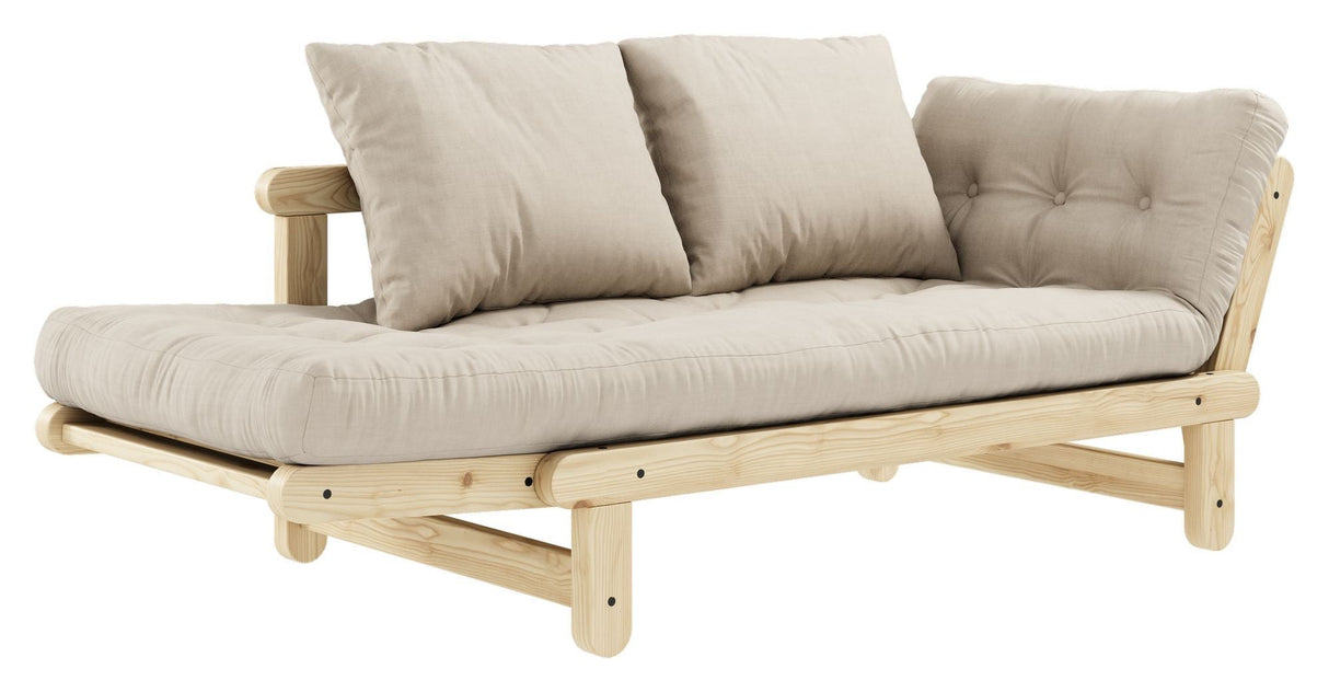 Beat Sofa Bed, Nature, Pine/Beige