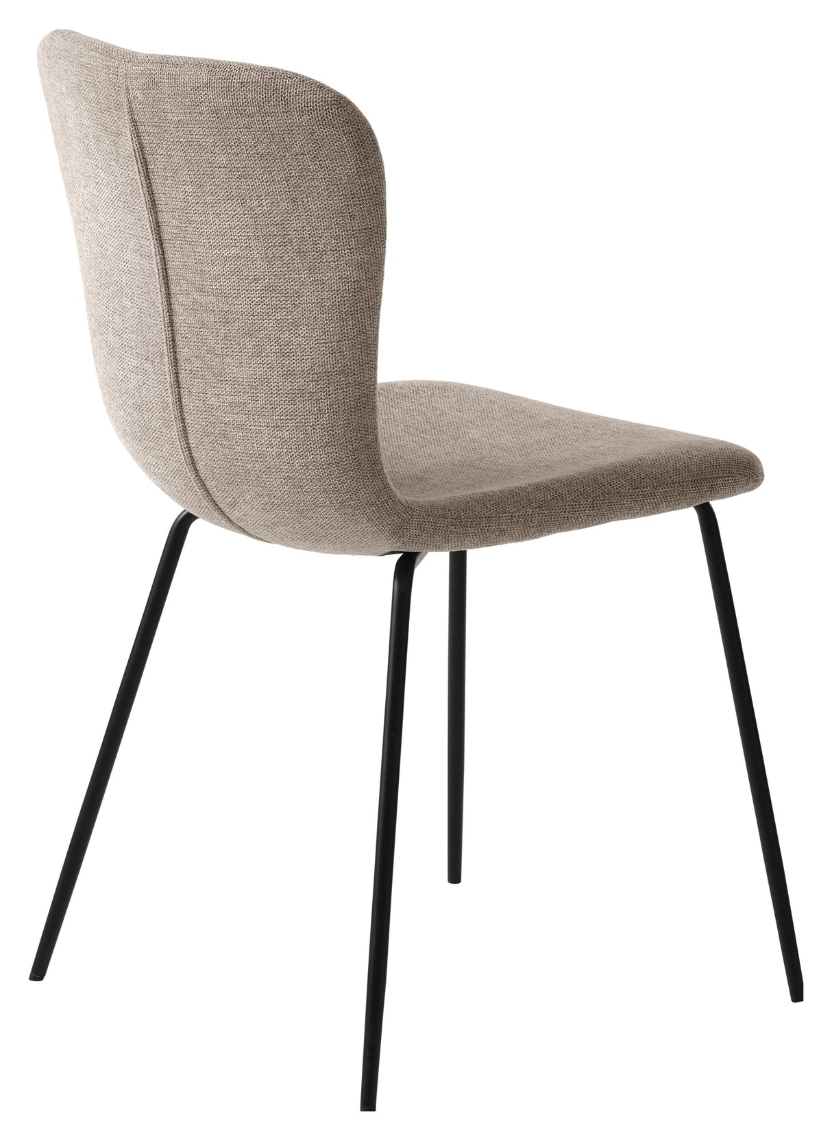 Delta, dining chair - sand/black